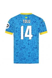 Wolves Tolu Arokodare #14 Jalkapallovaatteet Kolmaspaita 2025-26 Lyhythihainen